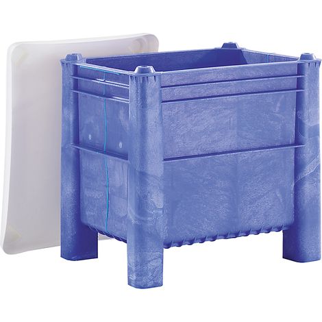 Conteneur grand format en polyéthylène - capacité 220 l - modèle à 4 pieds (1/3)