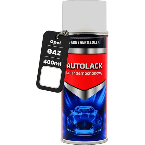 Vernice acrilica spray pronta all'uso da 400 ml per Opel GAZ Blanc Glacier White (1/5)