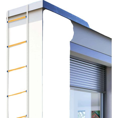 Échelle en corde, 12m de longueur, capacité de 200kg, diamètre de 0,9 pouce, utilisation pour la sécurité incendie, polyvalente pour les activités de plein air (1/5)