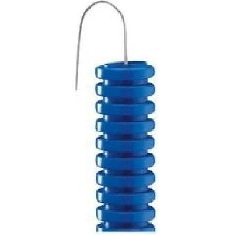 Tubifor corrugato con tirafilo blu d16 100 metri tf01016bt100