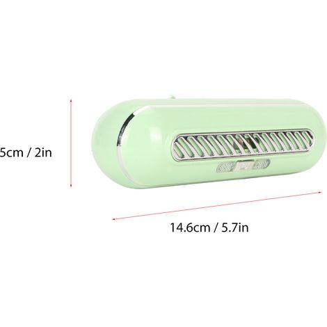 Ortviai Désodorisant Électrique pour Réfrigérateur – Rechargeable USB, Batterie 1200 mAh, Vert, Anti-gel (1/4)
