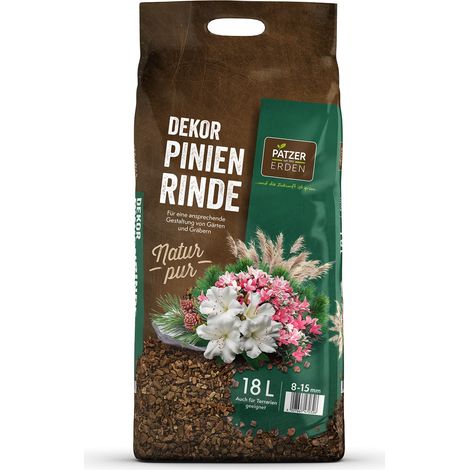 PATZER NATUR PUR Dekor-Pinienrinde 8-15 mm / fein - 18 Liter
