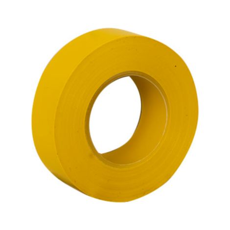 Ruban Isolant Pvc Jaune Haute Adhérence 20 M X 19 Mm X 0,15 Mm (1/2)