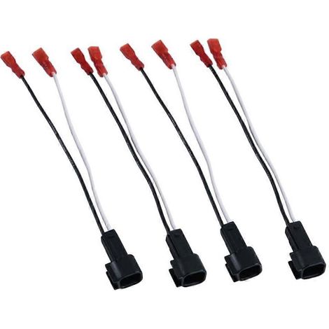 4-teiliges Set Auto-Lautsprecher-Kabelbaumadapter für Chevy Focus Mazda