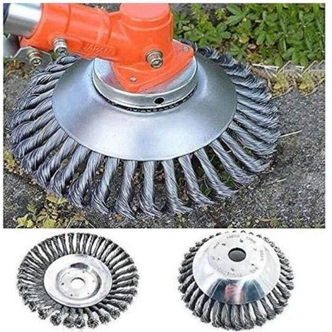 Spazzola per tosaerba - MARSEE - 200x25,4 mm - Metallo - Controllo delle erbacce - 0,84 kg (1/5)