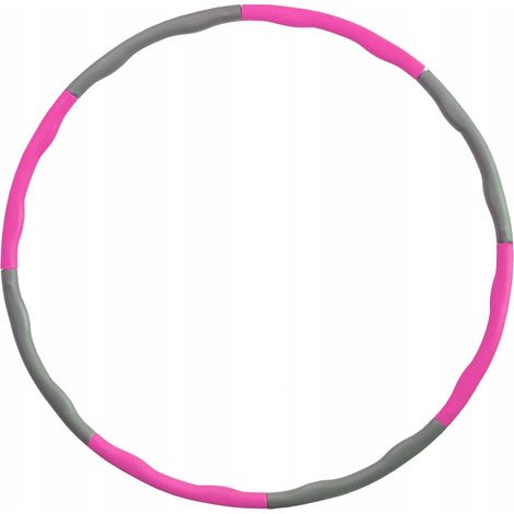Schaumstoff-Hula-Hoop-Reifen, 93 cm, mit Noppen, Fitnesstraining, Bauchmassage (1/2)