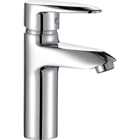 Robinet domestique simple et moderne , entièrement en cuivre , à tête unique et à trou unique (sans tuyau) (1/4)