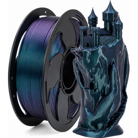 Filament PLA Caméléon Vert Royal pour Imprimante 3D Toksen (1/5)