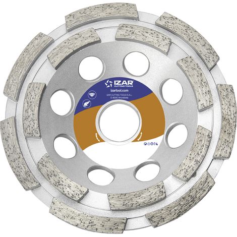 Disco 115 x 08 mm Diamante Hormigon Forma Doble Copa -1861- IZAR (1/4)