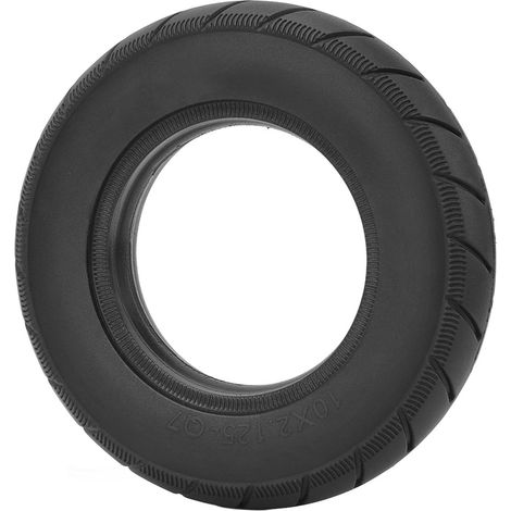 Pneu plein pour trottinette électrique 10x2.125, caoutchouc rainuré antidérapant, ultra léger, remplacement de pneu de scooter électrique. (1/5)