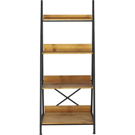 SPECTER - libreria industrial in legno e acciaio (1/4)