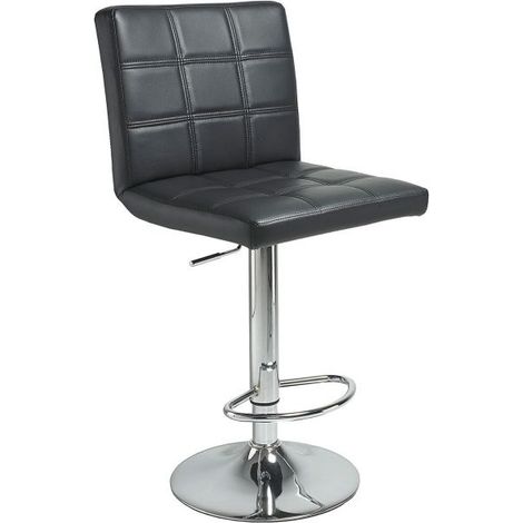 Taburete Pub Negro 45cm (ancho) x 115cm (alto) (1/2)