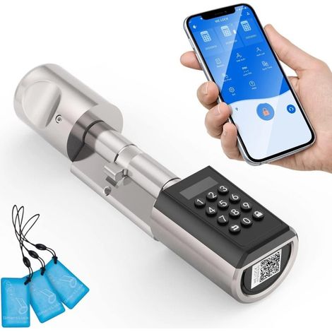 Welock Cilindro Elettronico per Serratura Smart Bluetooth con Password (1/5)