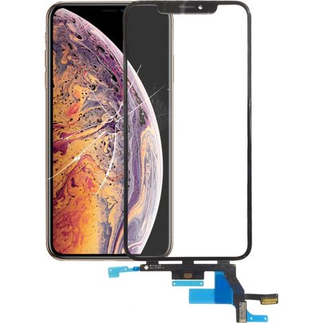 Compatible with the original iPhone XS Max touchscreen (Color: Black) (1/4)