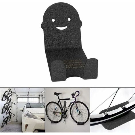 Support de Vélo à Fixer au Mur en Acier, 3 Pièces (Support de Pédalier, Support de roues) (1/4)