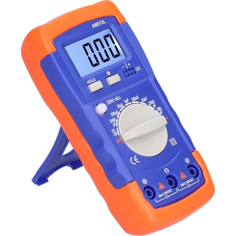 Multimètre numérique haute précision avec capacimètre intelligent et écran LCD A6013L (1/5)
