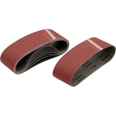 10 hojas abrasivas para lijadoras de banda DEWALT multiusos, 75 x 533 mm (1/2)