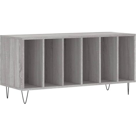 Maison Exclusive - Mobile Porta DiscGrigio Sonoma 100x38x48cm Legno Multistrato (1/5)
