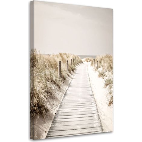 Wandbild Steg zum Strand Dünen Natur 60x90 cm (1/5)
