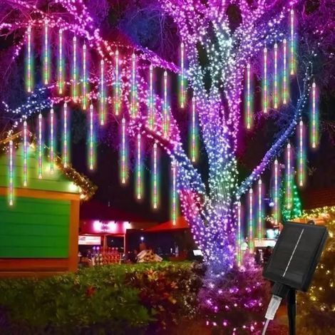 Guirlande lumineuse - - 192 LEDs - Solaire - Étanche IP65 - Multicolore (1/5)