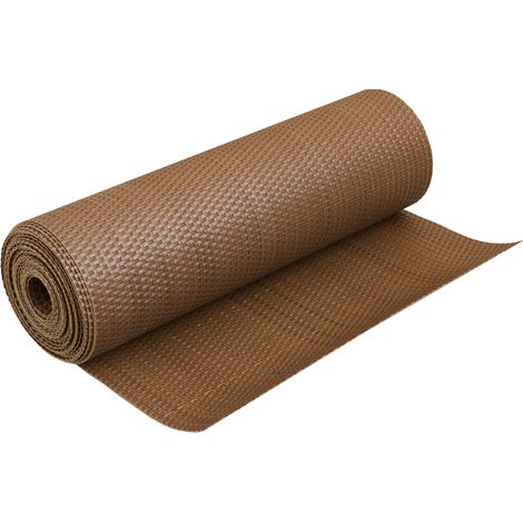 Sichtschutzmatten aus Polyrattan Hellbraun 5 m x 0,9 m (1/5)