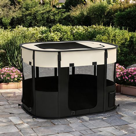 Barrière pour chien Enclos pliable pour chien en tissu Oxford (1/5)