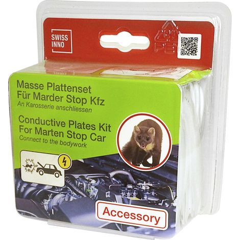 Anti-martres Swissinno Marder-Stop Zubehör Masseplattenset Type de fonctions effet dissuasif 1 pc(s) W233553 (1/4)