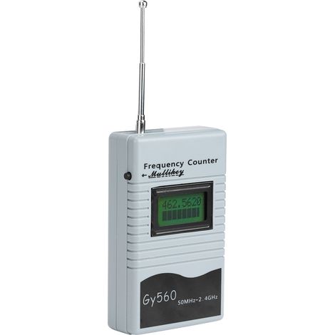 Compteur de fréquence portable 50 MHz à 2,4 GHz pour radio bidirectionnelle, outil de mesure pour voiture et bateau (1/5)