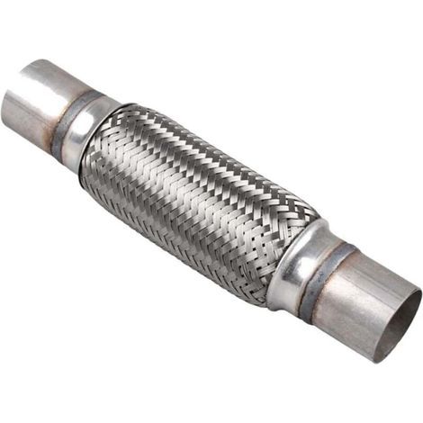 Diamètre intérieur 45250, avec tube soudé,Tuyau flexible tressé,Tuyau d'échappement pour voiture,Soufflet d'échappement,Tuyau d'échappement flexible en acier inoxydable,Tuyau d'échappement flexible