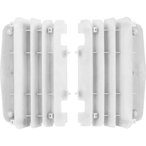 Juego de rejillas protectoras para radiador Polisport Yz Yzf 450F 10 13, color blanco, duraderas.