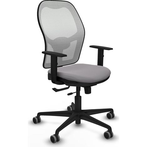 Chaise de bureau piqueras y crespo Jorquera noir mousse injectée (1/2)