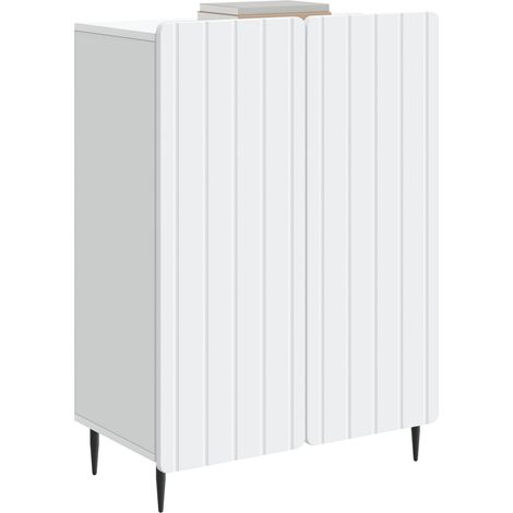 Sideboard/Anrichte/Buffet Weiß 66 x 34,5 x 92 cm Holzwerkstoff LXWW977236 (1/5)