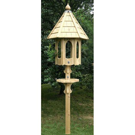 Boxford Natural Bird Table - Pressure Treated Pine - H245 cm