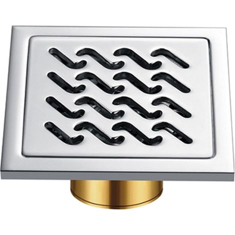 1 Stück Bodenablauffilter Bodenablauffilter Bodenablauf Quadratischer Bodenablauf Haushaltsbodenablauf Edelstahldichtung Bodenablaufabdeckung