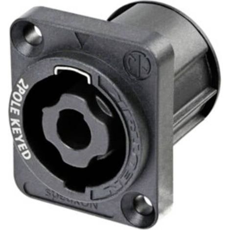 Neutrik NL2MPXX Connettore per altoparlanti Presa a pannello contatti dritti Numero Poli (num): 2 Nero 1 pz.
