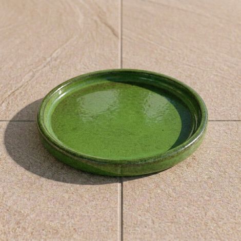 Plato redondo 27cm verde profundo (1/4)