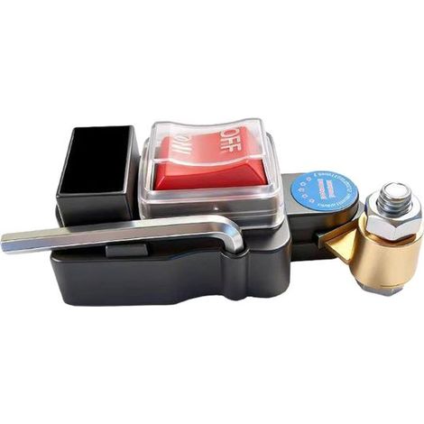 Batterietrennschalter für Fahrzeuge 12V 24V-Stromabschalter Hochleistungsschalter Stromunterbrecher Marine-Isolator für Pkw Lkw Wohnmobile (1/5)
