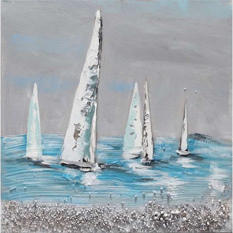 Dipinto su tela BARCHE A VELA II