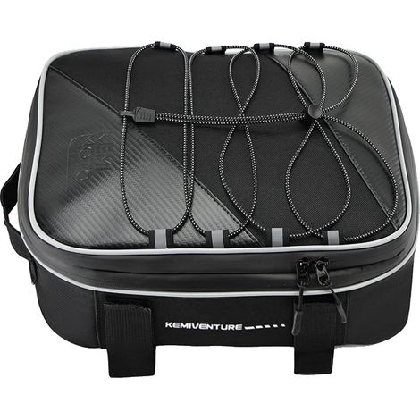 Bagages de moto, rangement extensible, design étanche, 1 sac supérieur de refroidisseur (1/2)