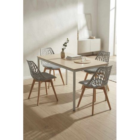 Mesas Comedor - Mesa Comedor Dino 140x75 cm - Madera Natural (1/5)