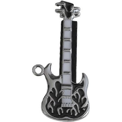 Pince à cheveux mignonne et mignonne en forme de guitare, faite à la main, accessoire pour cheveux (1/5)