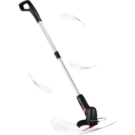 Cortacésped inalámbrico recargable con cabezal desmontable, 18000 rpm, para deshierbar el césped del jardín. (1/5)