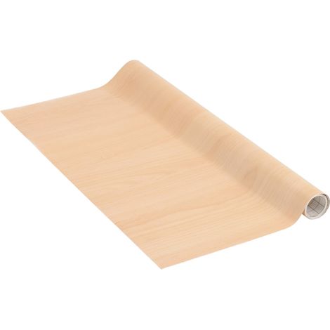 Venilia Pellicola adesiva, Faggio aspetto legno marrone, 67,5cm x 1,5m, Spessore 95μ, Pellicola autoadesiva per mobili o cucina, carta da parati, PVC senza ftalati, Prodotto in UE (1/4)