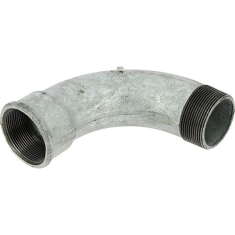 Courbe 90° fonte galva Mâle Femelle 2"
