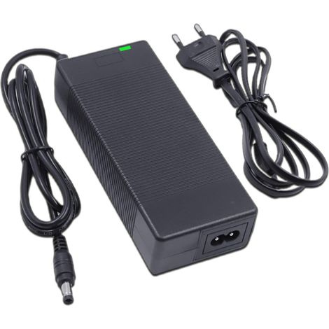 Adaptateur d'alimentation mâle 42 V 2 A CC pour vélo électrique 36 V Chargeur de batterie au lithium Escooter Ebike Diamètre 5,5 mm 2,1 mm (1/5)