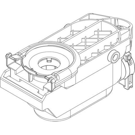 Pièce de rechange BOSCH TTNR : 87186675360 Collecteur de saletés avec levier