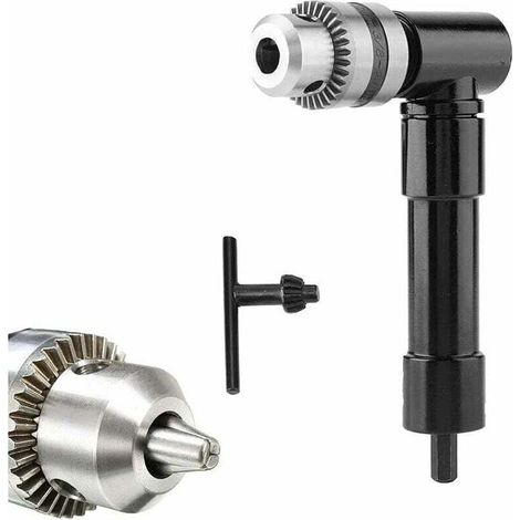 Adaptateur de perceuse d'angle professionnel, adaptateur de perceuse à changement rapide pour établi d'angle dans les espaces restreints