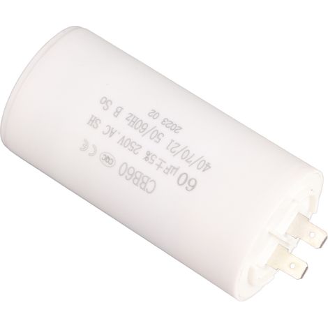Condensateur permanent cylindrique CBB60 60µF AC 250V 50/60Hz pour moteur pompe (1/5)