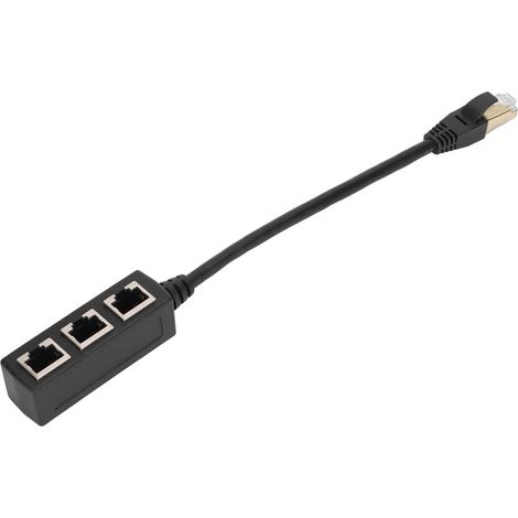 RJ45 1-zu-3-Port-Ethernet-Adapter – Stabile Verbindung, hochwertige Übertragung und optimales Signal für Netzwerke