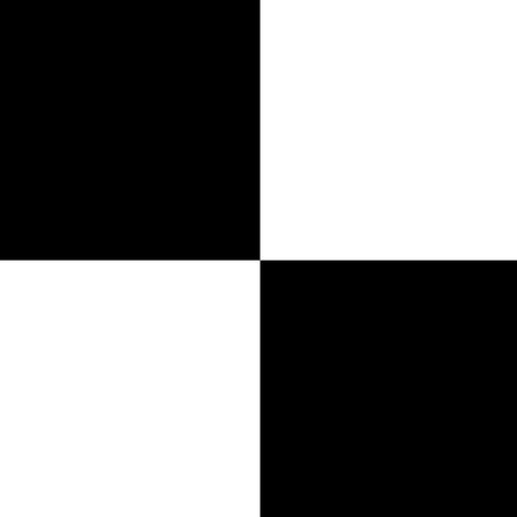 Floor Tile Plain 30.5x30.5cm Black & White 10 Tiles Per Pack
